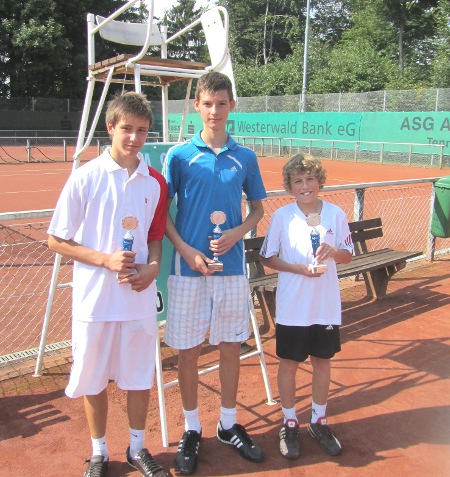 Zwei Kreismeister aus der ASG Tennisjugend